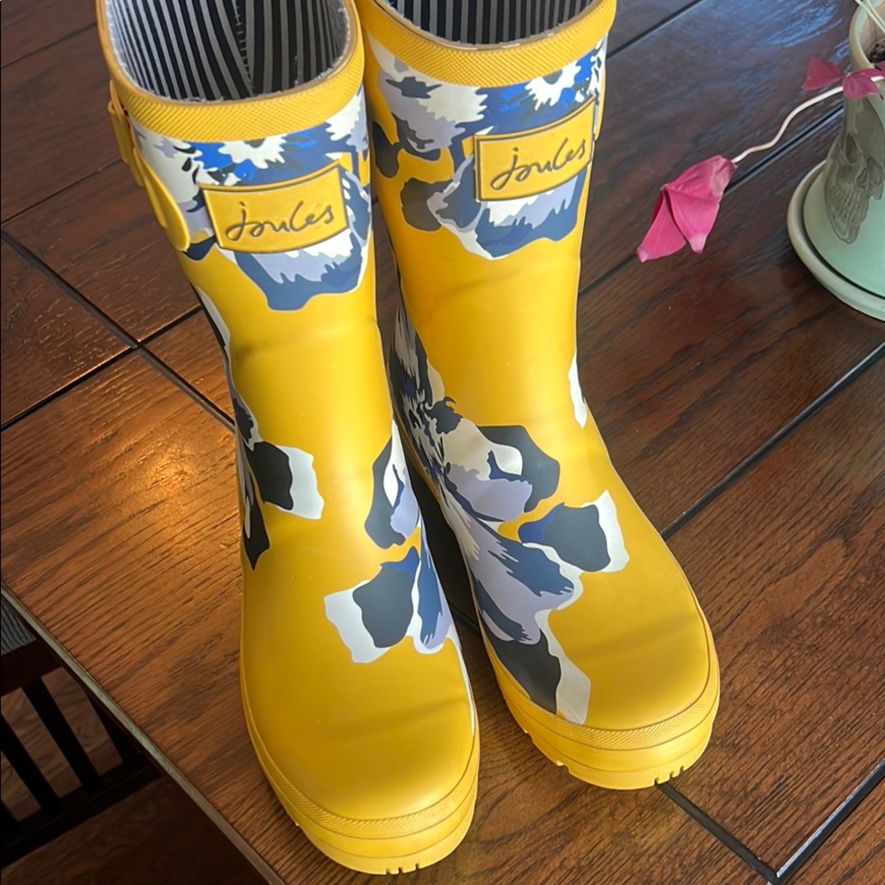 Joules Yellow rain boots - Picture 5 of 6